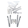 Driver & Passenger Footpegs Pegs Bracket Fit For Yamaha Yzf R1 YZF-R1 2007-2008