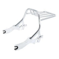 Chrome Two-Up Luggage Mount Rack Fit For Harley Softail Fxfb Fat Bob Fxfbs 18-24