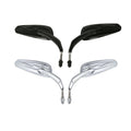 Tapered Tribal Rear View Mirrors Fit For Harley Touring Road Glide Chrome/Black