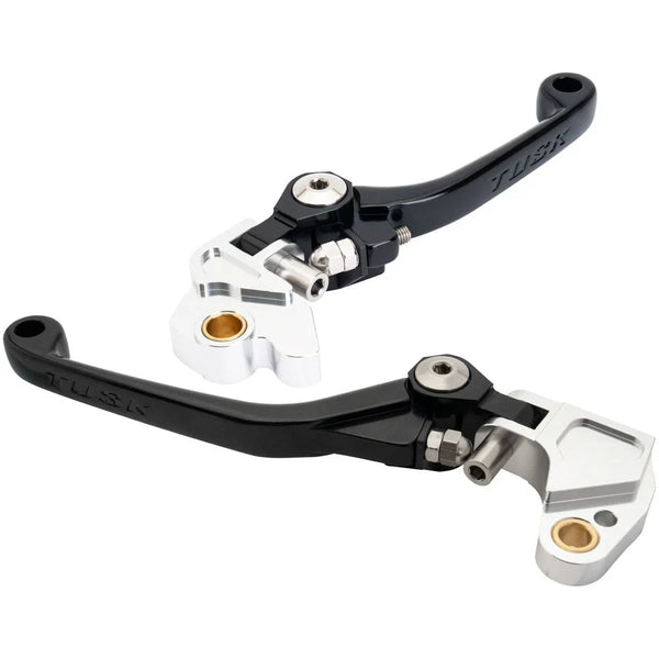 Tusk Multi-Pivot Lever Set Black For Kawasaki KX85 2001-2025