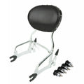 Chrome 12" Sissy Bar Backrest Mount Spools Fit For Indian Springfield 2014-2022