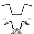 Black 16" Rise 1" Mini Ape Hanger Handlebar Fit For Harley Softail Sportster XL