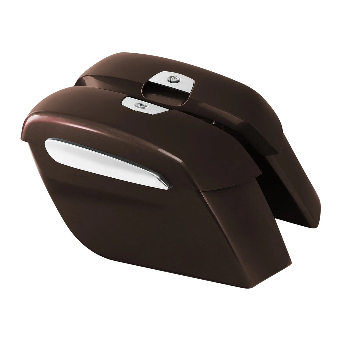 Hard Saddlebags Fit For Indian Chieftain Dark Horse 2019-2025 Dark Walnut