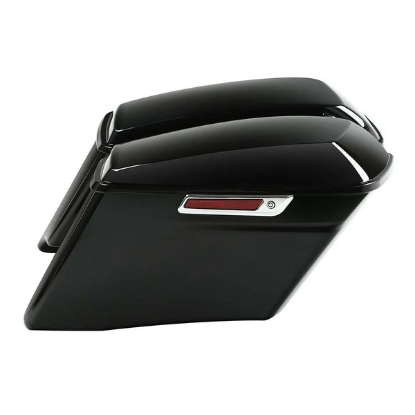 4" Hard Stretched Saddlebag Fit For Harley Touring Street Glide 2014-2023
