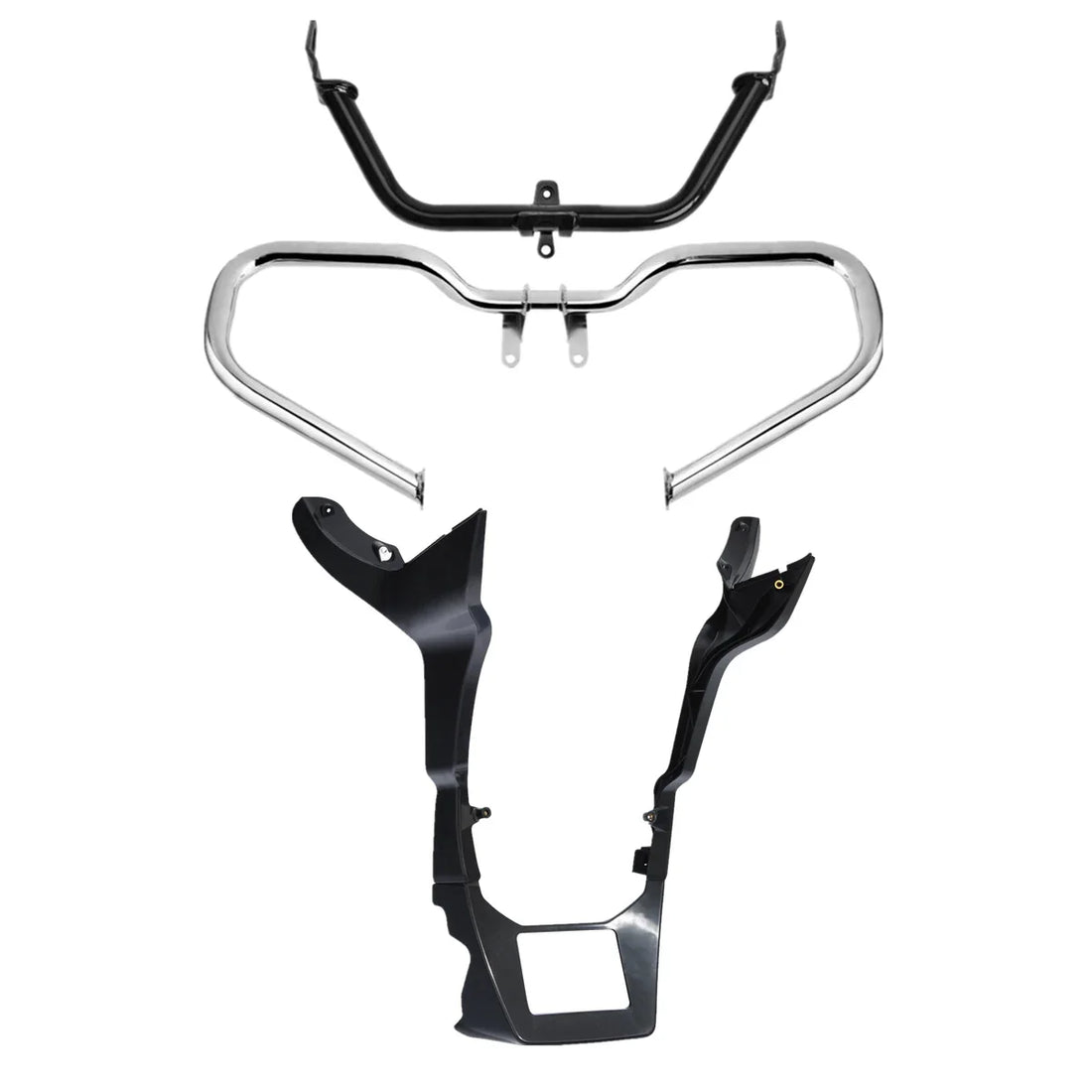 Chopped Engine Guard Bar Fairing Spoilers Cover Fit For Harley Road Glide 17-24