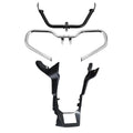 Chopped Engine Guard Bar Fairing Spoilers Cover Fit For Harley Road Glide 17-24