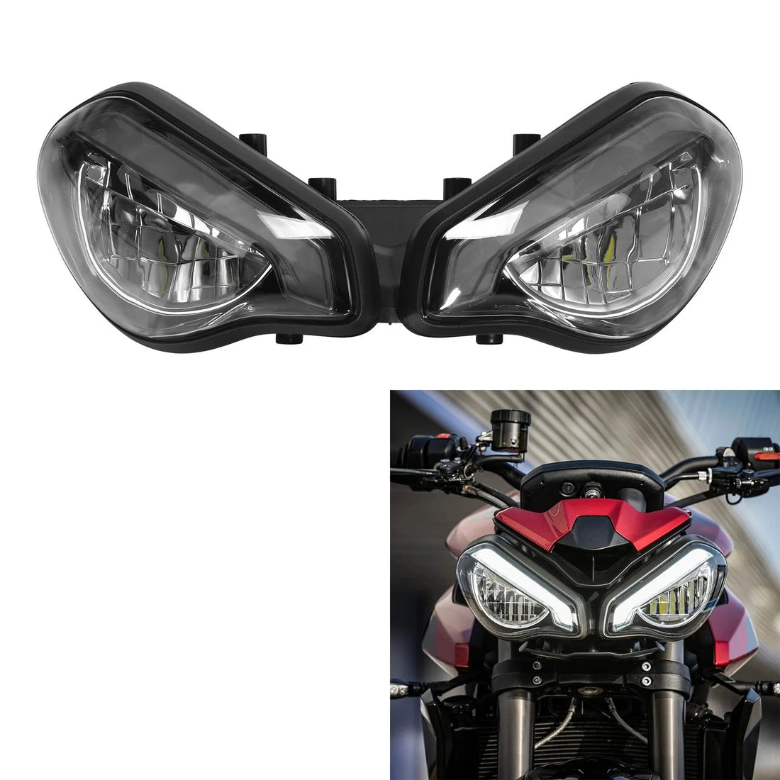 Headlight Fit For Triumph Street Triple 765R/RS 23-24 Speed Triple 1200RS 21-24