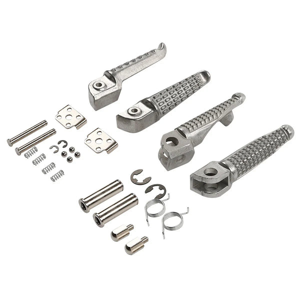 Driver Passenger Footrests Footpegs Fit For Kawasaki Ninja 650R EX650 2006-2013