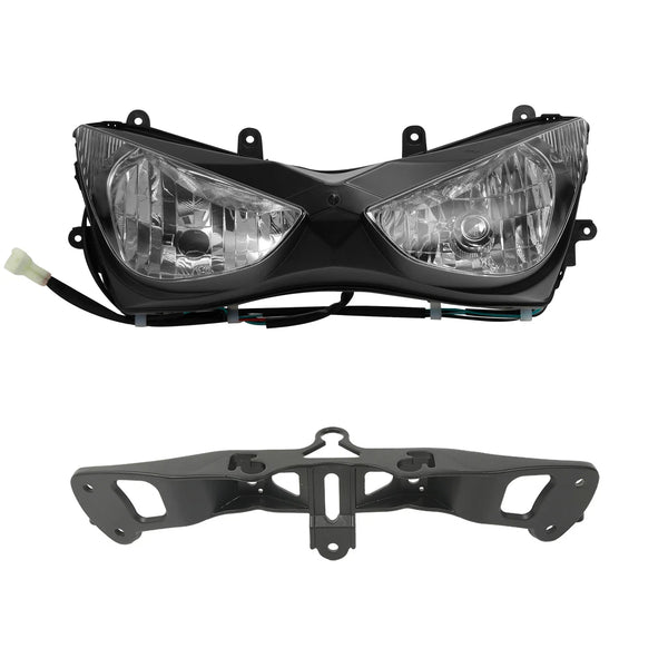 Headlight Assembly & Fairing Stay Bracket Fit For Kawasaki Ninja ZX6R 2005-2006