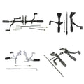 CNC Set Forward Control Complete Kit Pegs Lever Linkage Fit For Harley Sportster