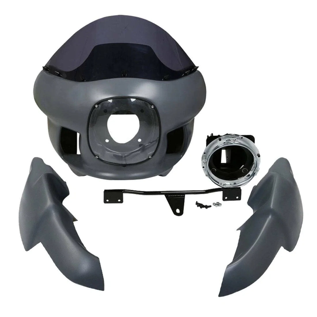 Front Upper Headlight Fairing Lower Leg Fairings For Harley Dyna Low Rider Fxdl