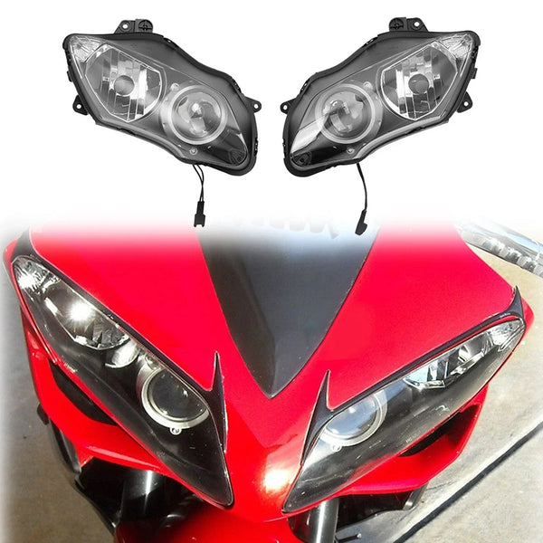 Front Headlight Head Light Lamp Assembly Fit For Yamaha Yzf R1 2007-2008 07 08