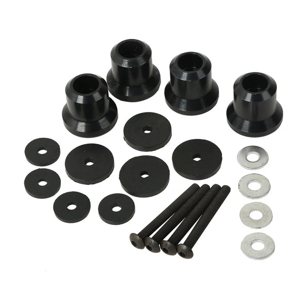 5/8" Black Luggage Trunk Rack Risers Fit For Honda Goldwing 1800 GL1800 2001-17
