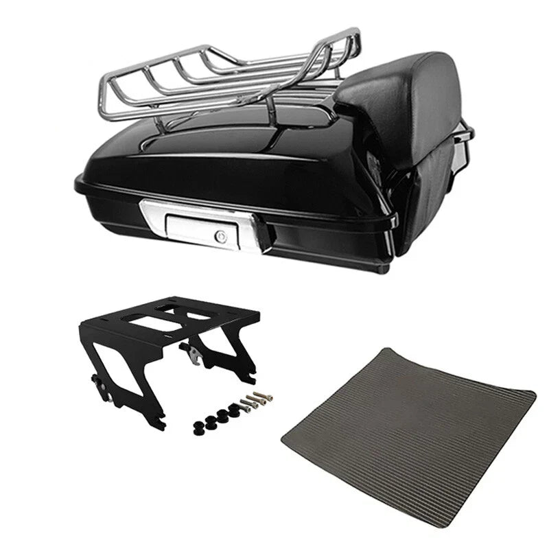 Razor Trunk Pad Rack Solo Mount Fit For Harley Low Rider Sport Glide Flsb 18-25