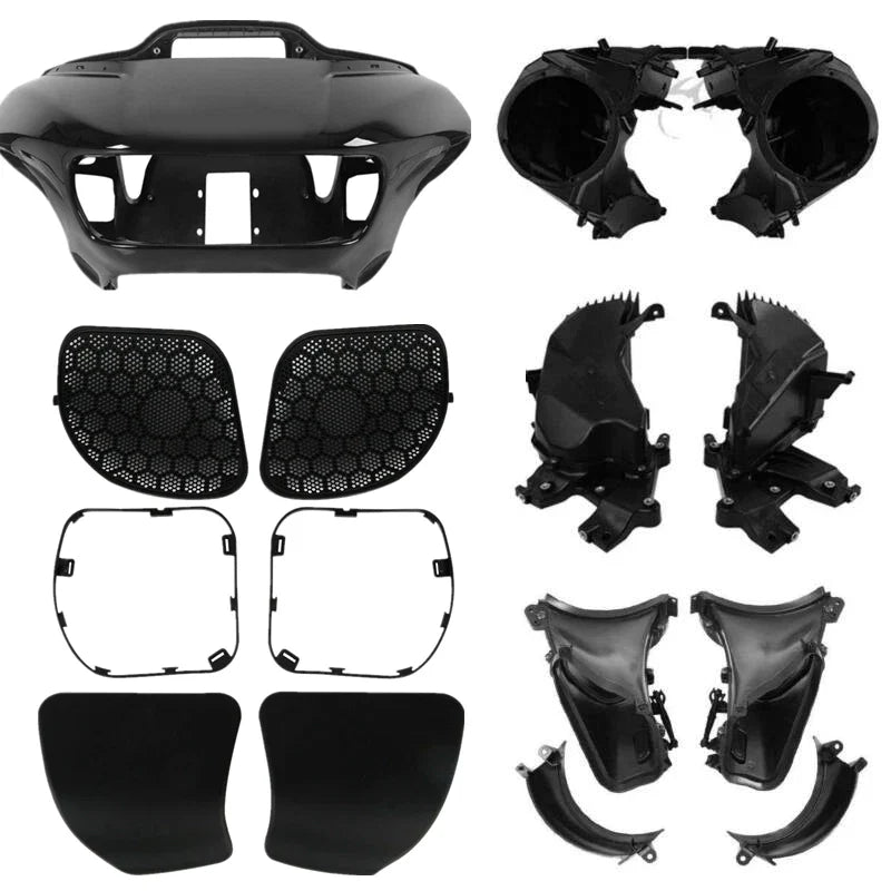 Fairing Speaker Grill Glove Box Air Duct Fit For Harley Touring Road Glide 15-24