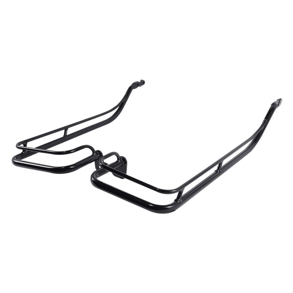 Black Hard Saddlebags Guard Rails Fit For Harley Touring Road Glide 2009-2013