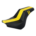 Black+Yellow Driver Passenger Seat Fit For Harley Softail Street Bob 2018-2025