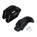 Hard Saddlebags 5x7" Speaker Lids Rear Fender Fit For Harley Touring 14-23 Black