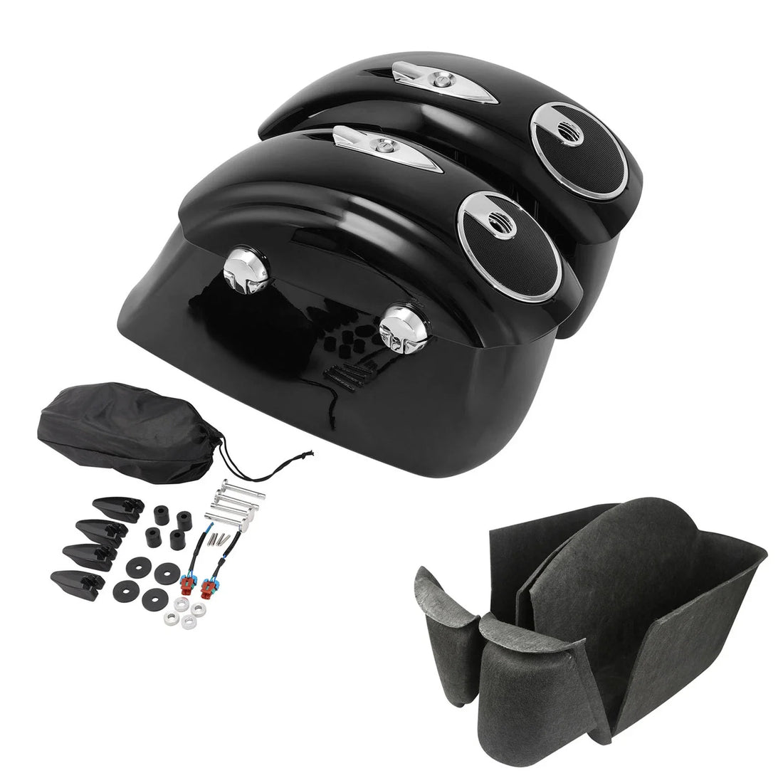 Saddlebag Electronic Latch Audio + Liners For Indian Chieftain Roadmaster