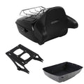King Tour Trunk Luggage Pad Backrest Mount Rack Fit For Harley Touring 2014-2026