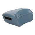 King Trunk Fit For Harley Touring Street Glide 14-25 Sharkskin Blue Firestorm