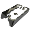 Vivid Black Stretched Extended SaddleBag Extension For Harley Touring 1994-2013