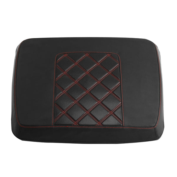 Trunk Lid Cover Fit For Harley Touring Street Road Glide 2014-24 Black Red