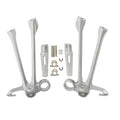 Rear Passenger Footpegs Pegs Footrest Bracket Fit For Suzuki GSXR1000 2009-2011