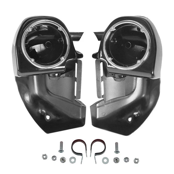 Lower Vented Leg Fairings w/ 6.5" Speaker Pod For Harley Electra Glide 1983-2013