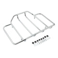 Chrome Trunk Luggage Rack Rail Fit For Harley Touring Electra Street Road Glide