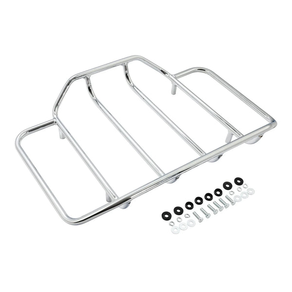Chrome Trunk Luggage Rack Rail Fit For Harley Touring Electra Street Road Glide
