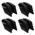 5" Stretched Hard Saddlebag Saddle Bag Fit For Harley Electra Street Glide 14-24