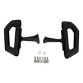 Black Passenger Floorboards Kit Fit For Harley Touring 1993-2025 24 Street Glide