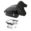 Chopped Trunk Backrest Pad Mounting Rack Fit For Harley Touring 1997-2008