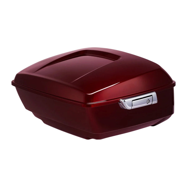 King Trunk Luggage Fit For Harley Road Street Glide 14-25 Mysterious Red Sunglo