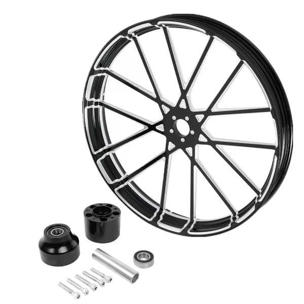 32'' x 3.5'' Front Wheel Rim Single Disc Hub Fit For Harley Touring models 97-20