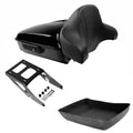 Chopped Trunk Backrest Two Up Mounting Rack Fit For Harley Sport Glide 2018-2021
