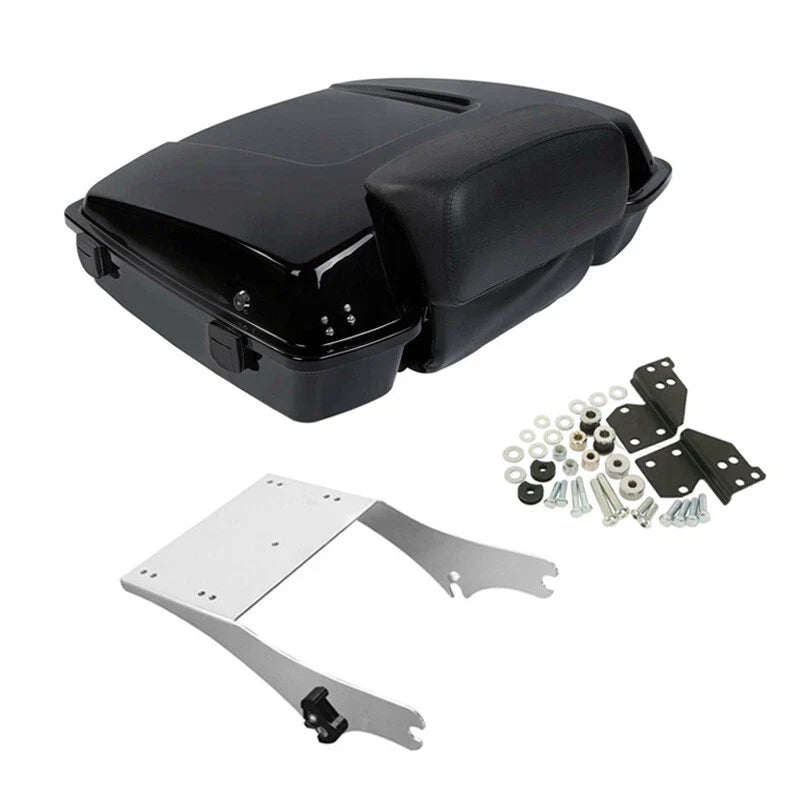 Razor Tour Trunk Backrest Mount Rack Docking Kit Fit For Harley Touring 97-2008