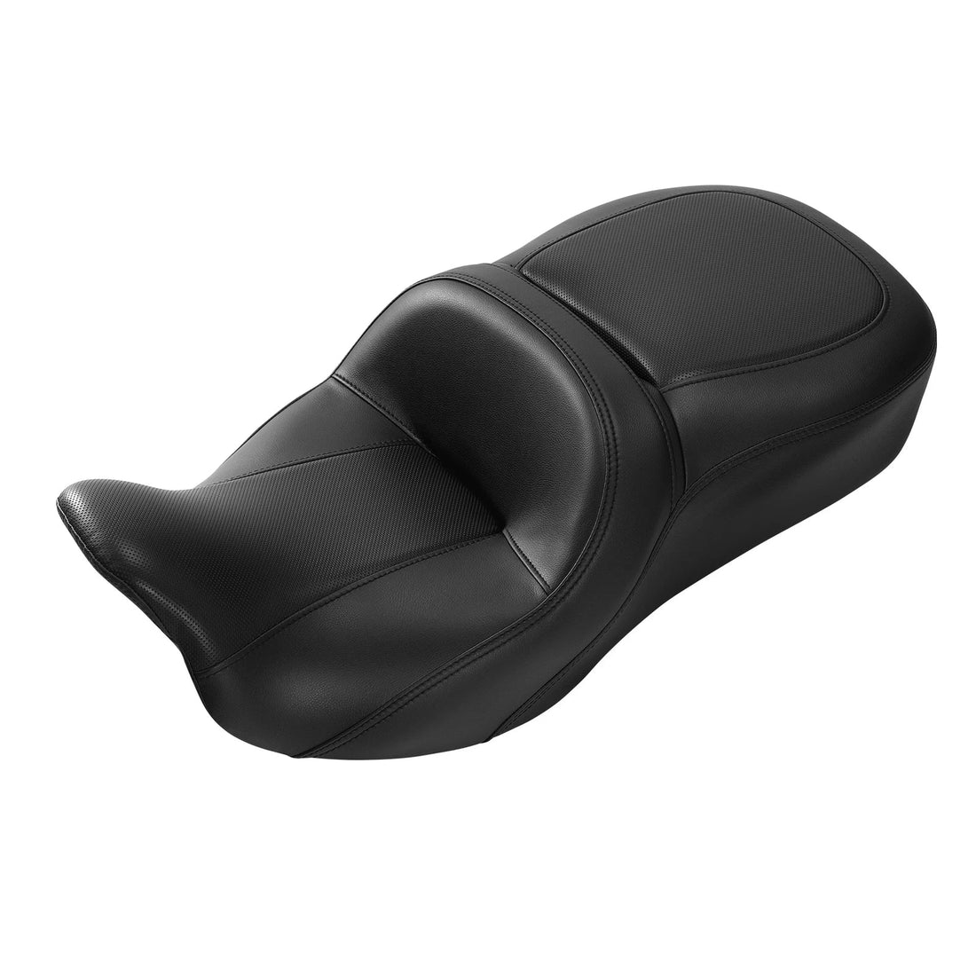 Two Up Black Seat Fit For Harley Touring Road Glide Fltrx 2009-2023
