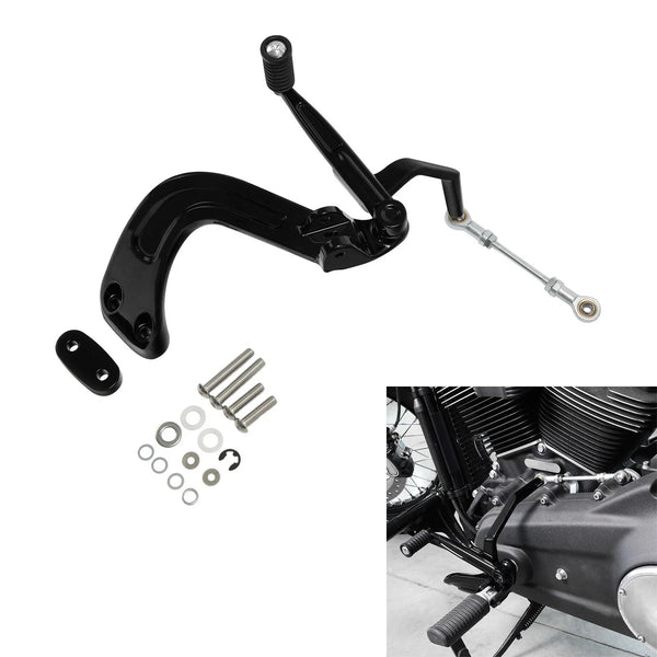 Black Mid Controls Shift Side Kit Fit For Harley Sport Glide Flsb Fxfb 2018-2024