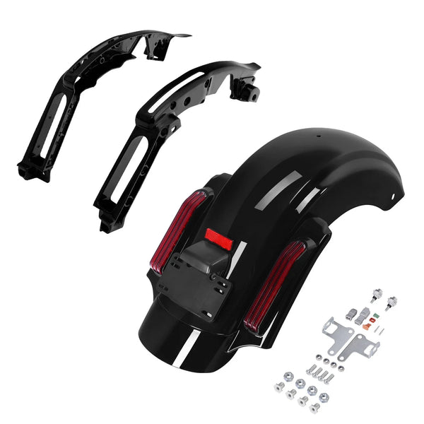 Rear Fender LED Light w/ Support Fit For Harley Touring Cvo Street Glide 14-2024