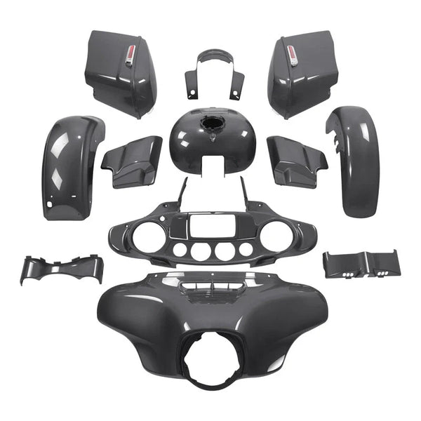 Fairing Body Paint Set Fit For Harley Street Glide 14-24 Gauntlet Gray Metallic