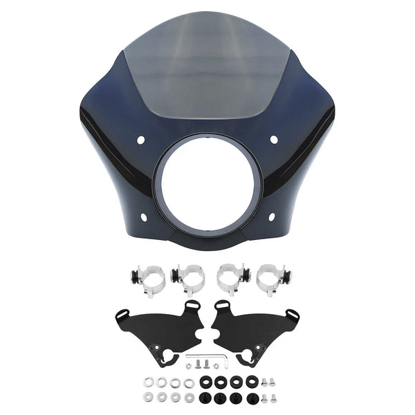 Gauntlet Headlight Fairing Trigger Lock Mount Fit For Harley Sportster XL 88-22