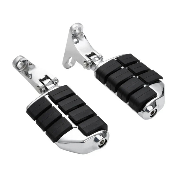 Chrome Rear Passenger Foot Peg Mount Fit For Harley Touring Road Glide 1993-2025