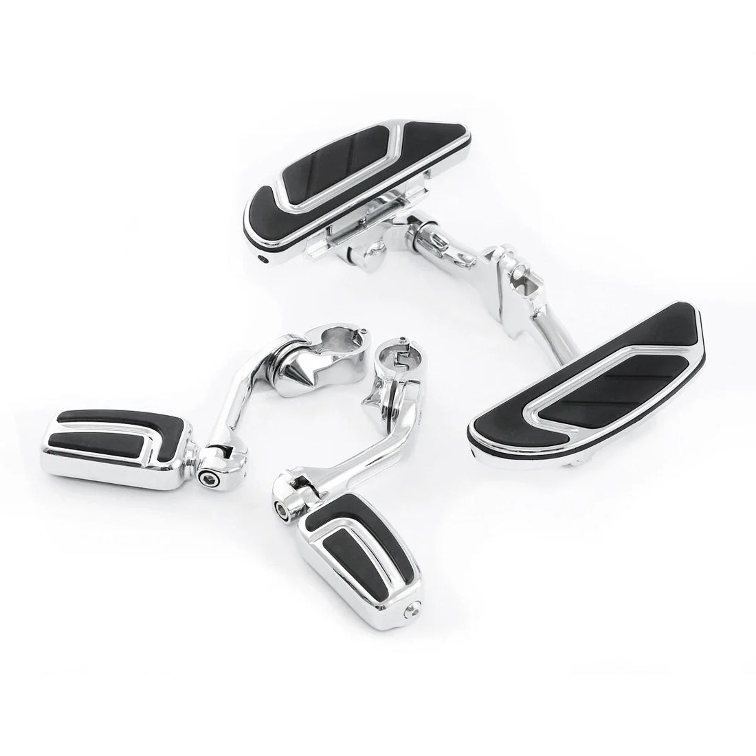 Floorboard Highway Footpeg 1.25'' Long Angled Mount Fit For Harley Touring 93-25
