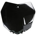 UFO Front Number Plate Black For KTM 150 SX 2013-2015