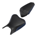 Black Rider Driver & Passenger Seat Cushion Fit For Kawasaki Ninja 400 2018-2023