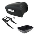 Matte Black King Trunk Mount Rack Fit For Harley Fatboy 2008-2017