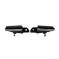 Black Driver Foot Pegs Fit For Harley Fat Bob Fxfb Fxfbs 2018-2025