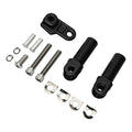 Black Passenger Foot Peg Mount Clevis Kit For Harley Softail Slim Fls Flss 12-17